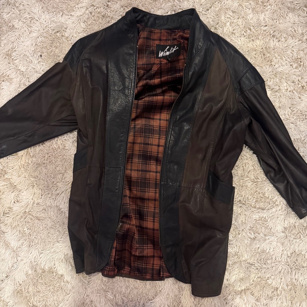 Men's Vintage Winlit Leather Jacket